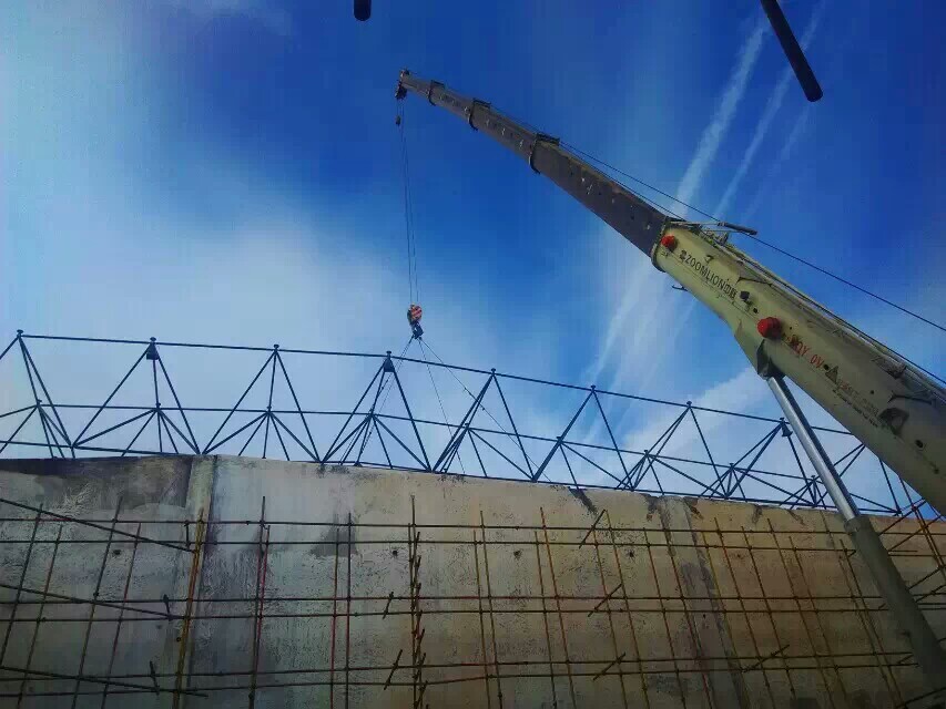 肇东食堂网架结构工程
